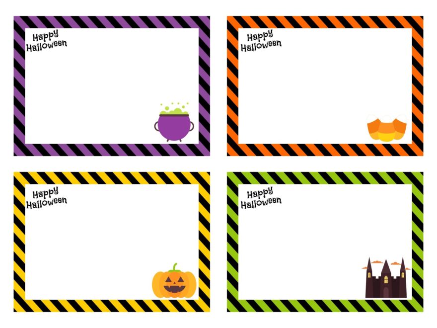 Halloween Name Tags Free Printable