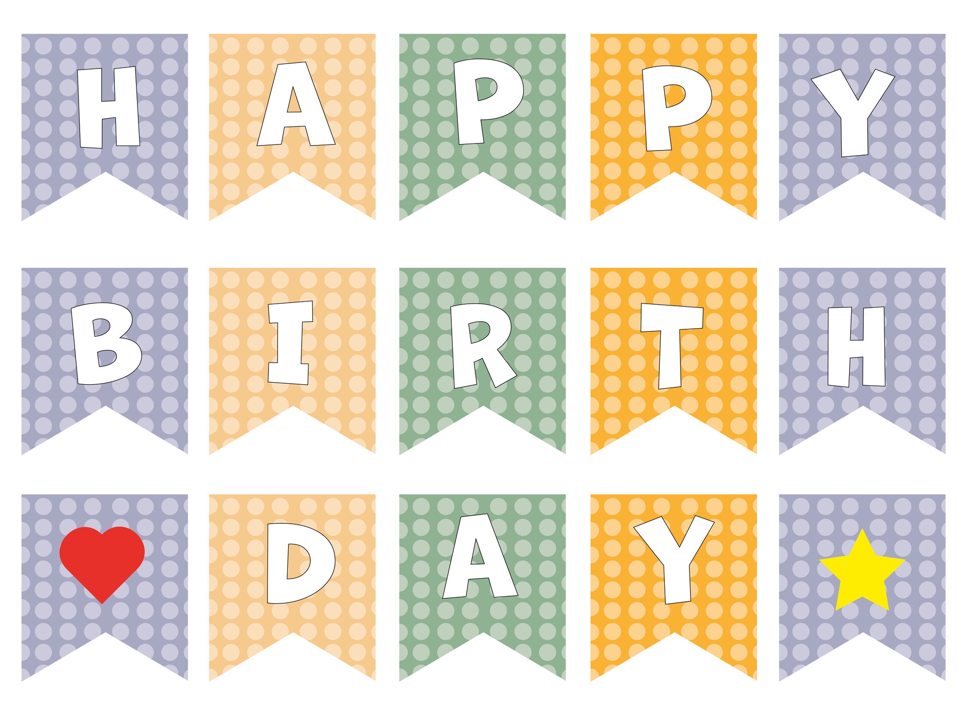 Happy Birthday Letters Template 10 Free PDF Printables Printablee