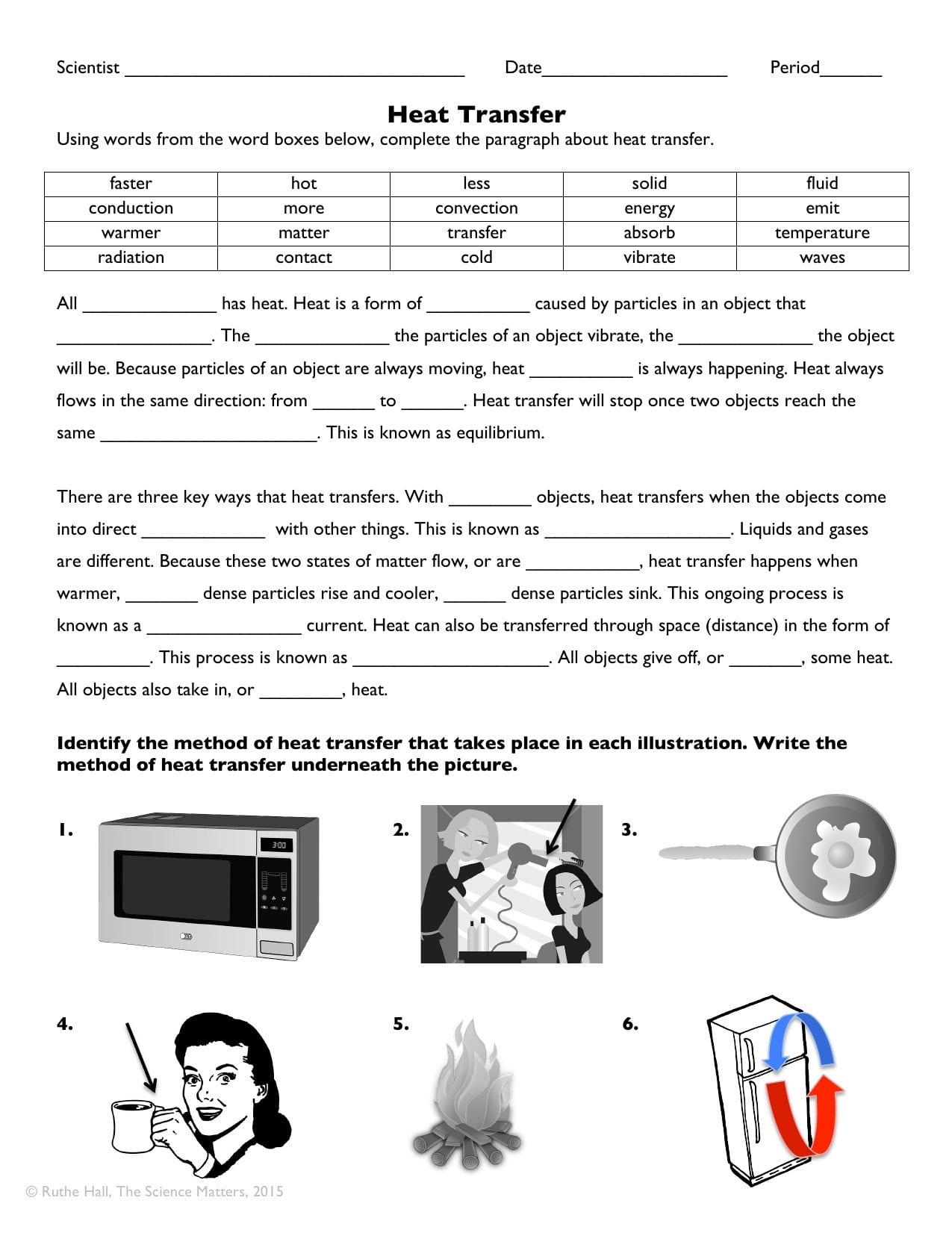 Heat Transfer Worksheets