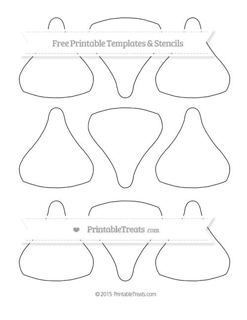 Hershey Kiss Pattern
