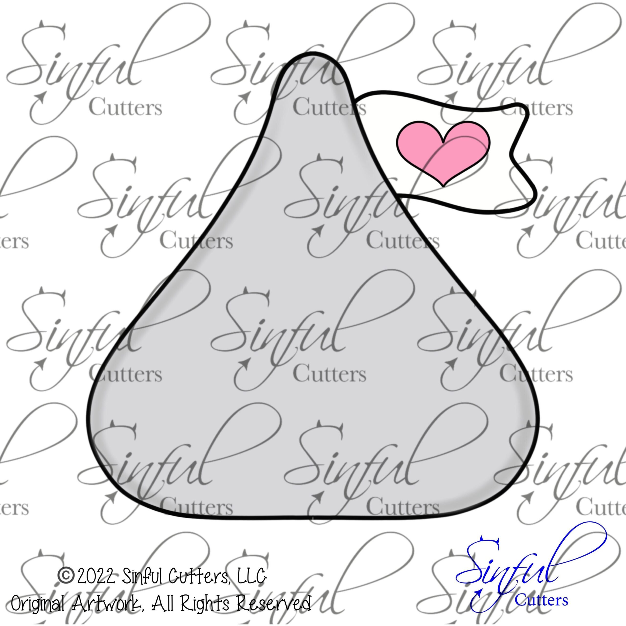 Printable Hershey Kiss Pattern