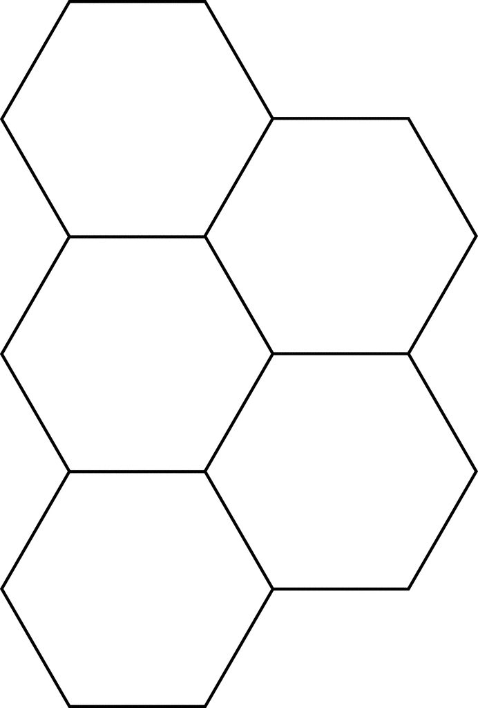 Hexagon Templates Free Printable Hexagon Templates Free Printable