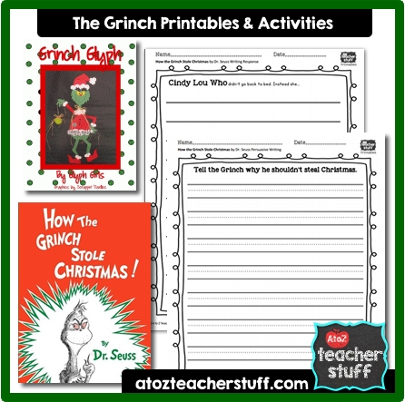 How The Grinch Stole Christmas Lesson Plans Printables And Activities 