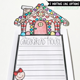 How To Make A Gingerbread House Free Writing Craftivity Make A 