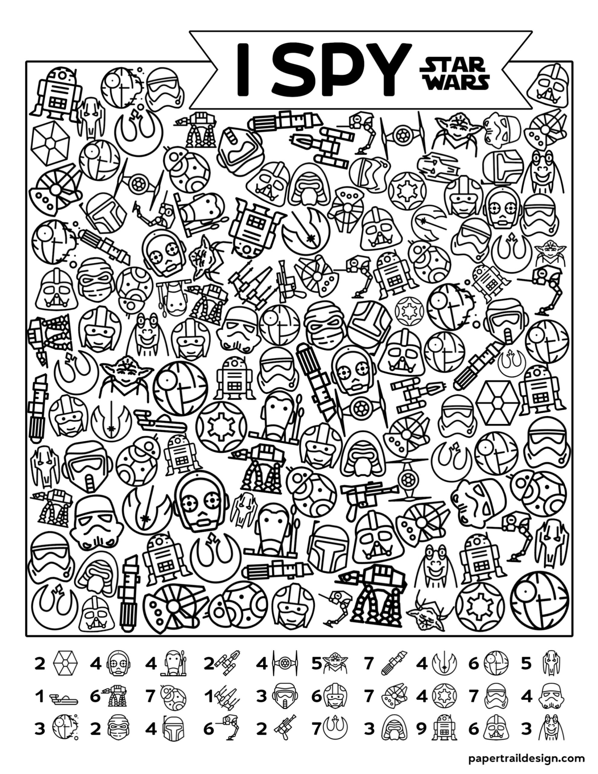 I Spy Games Printable