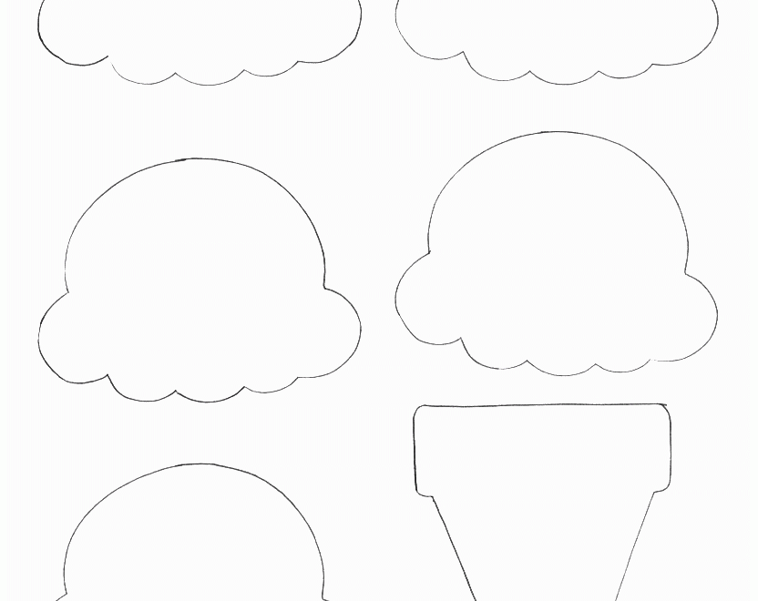 Ice Cream Cone Template Free Printable Free Printable