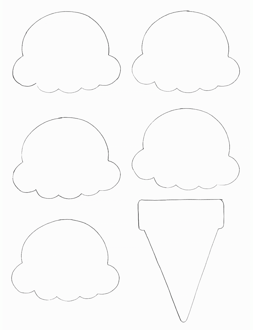 Ice Cream Cone Template Free Printable Free Printable Ice Cream Cone Template Free Printable Free Printable