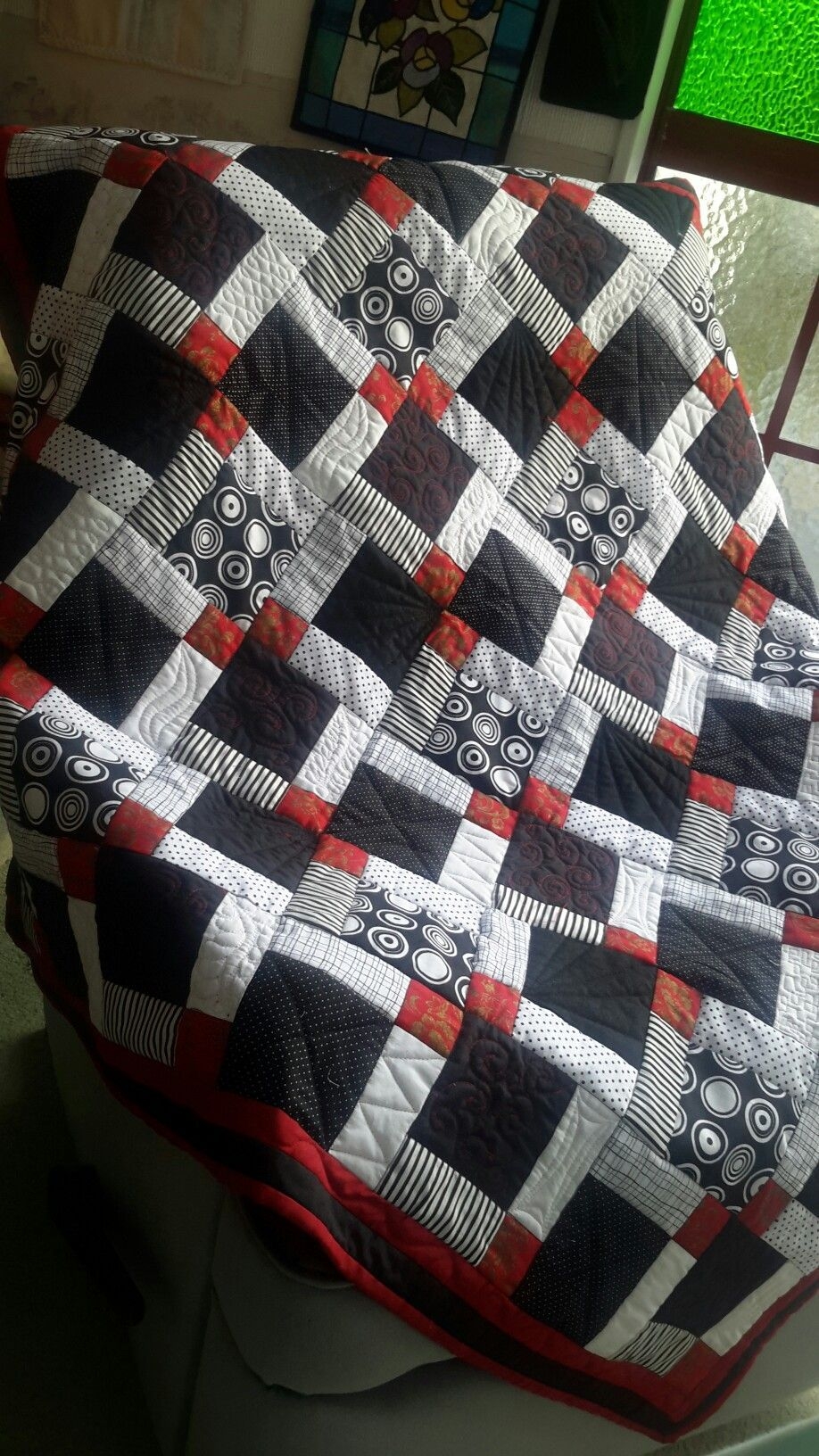 Image Result For Free Black White And Red Quilt Patterns Black And 
