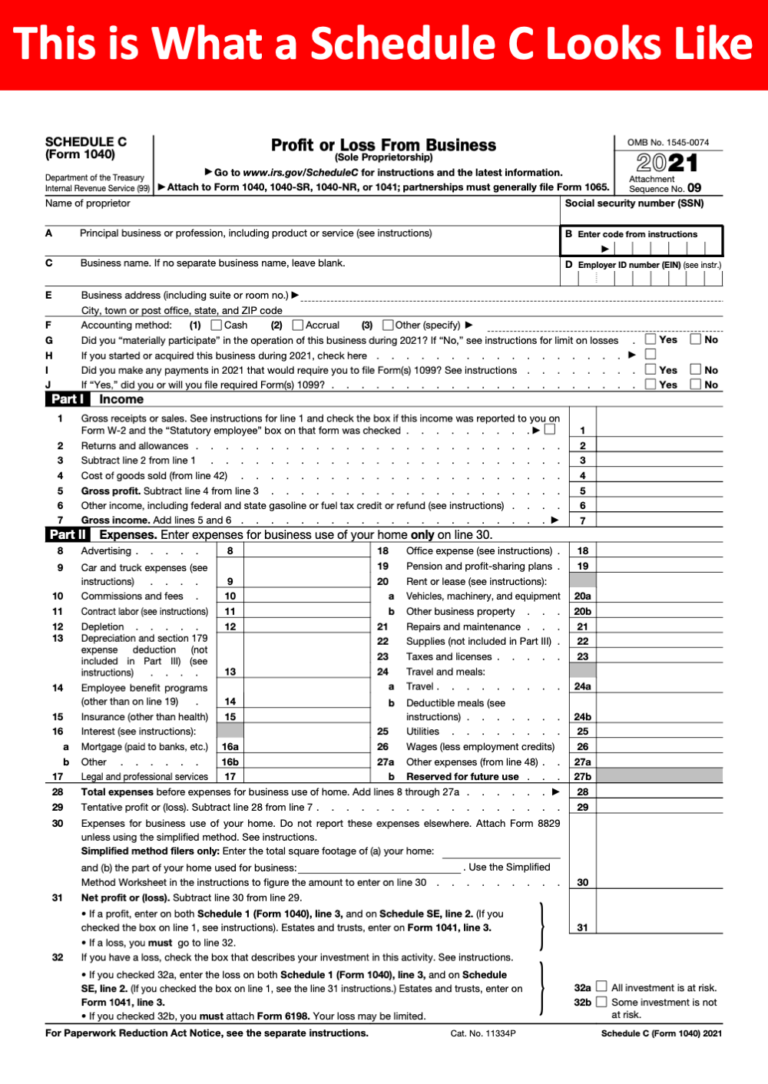 Irs Schedule C Form 2025 Wilow Leodora