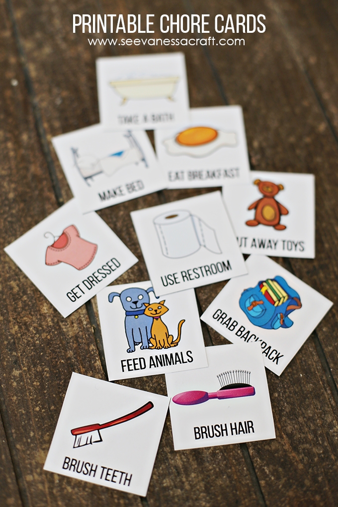 Free Printable Chore Cards With Pictures