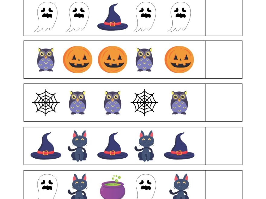 Kindergarten Halloween Spelling Worksheet Printable Free Halloween