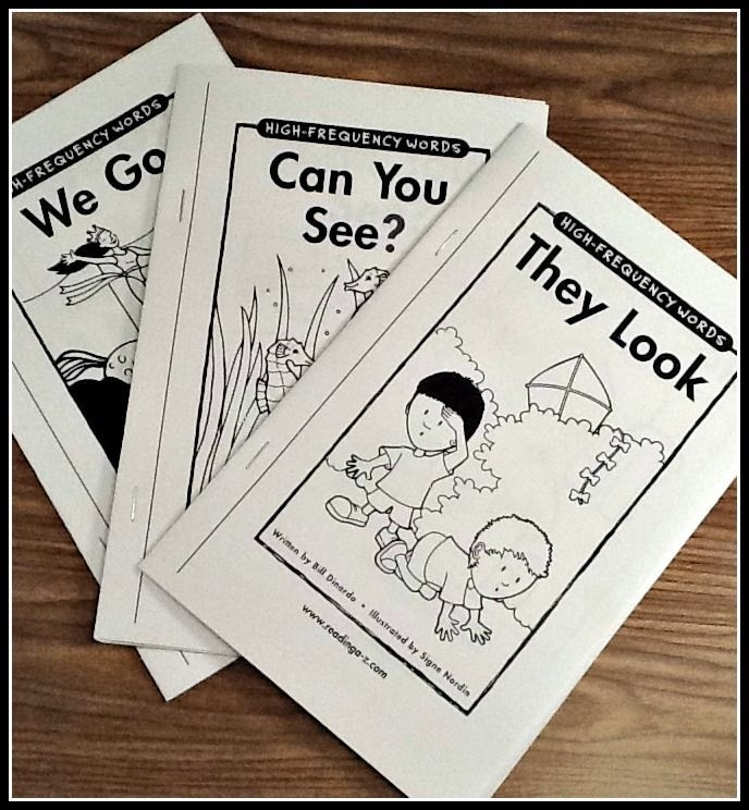 Kindergarten Level Reading Books