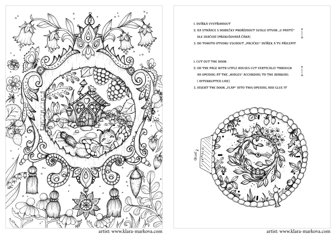Klara Markova Printable Coloring Pages
