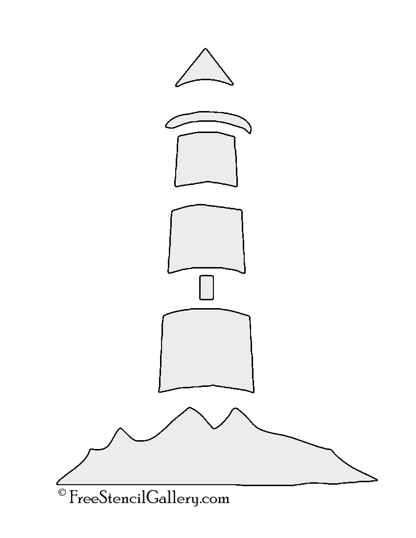 Free Printable Wall Stencils For Painting Lighthouses