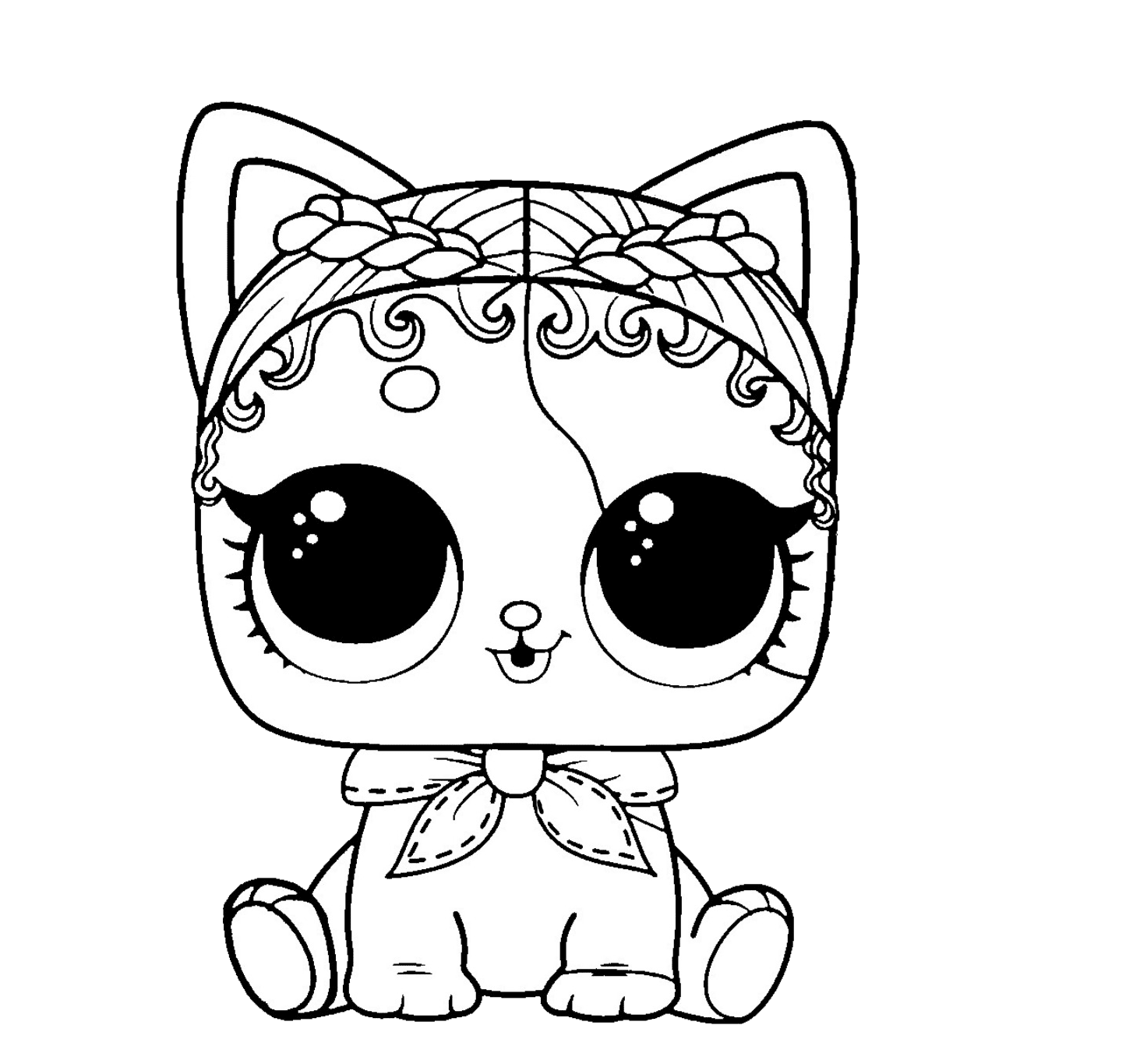 Lol Doll Pets Coloring Pages Book For Kids 