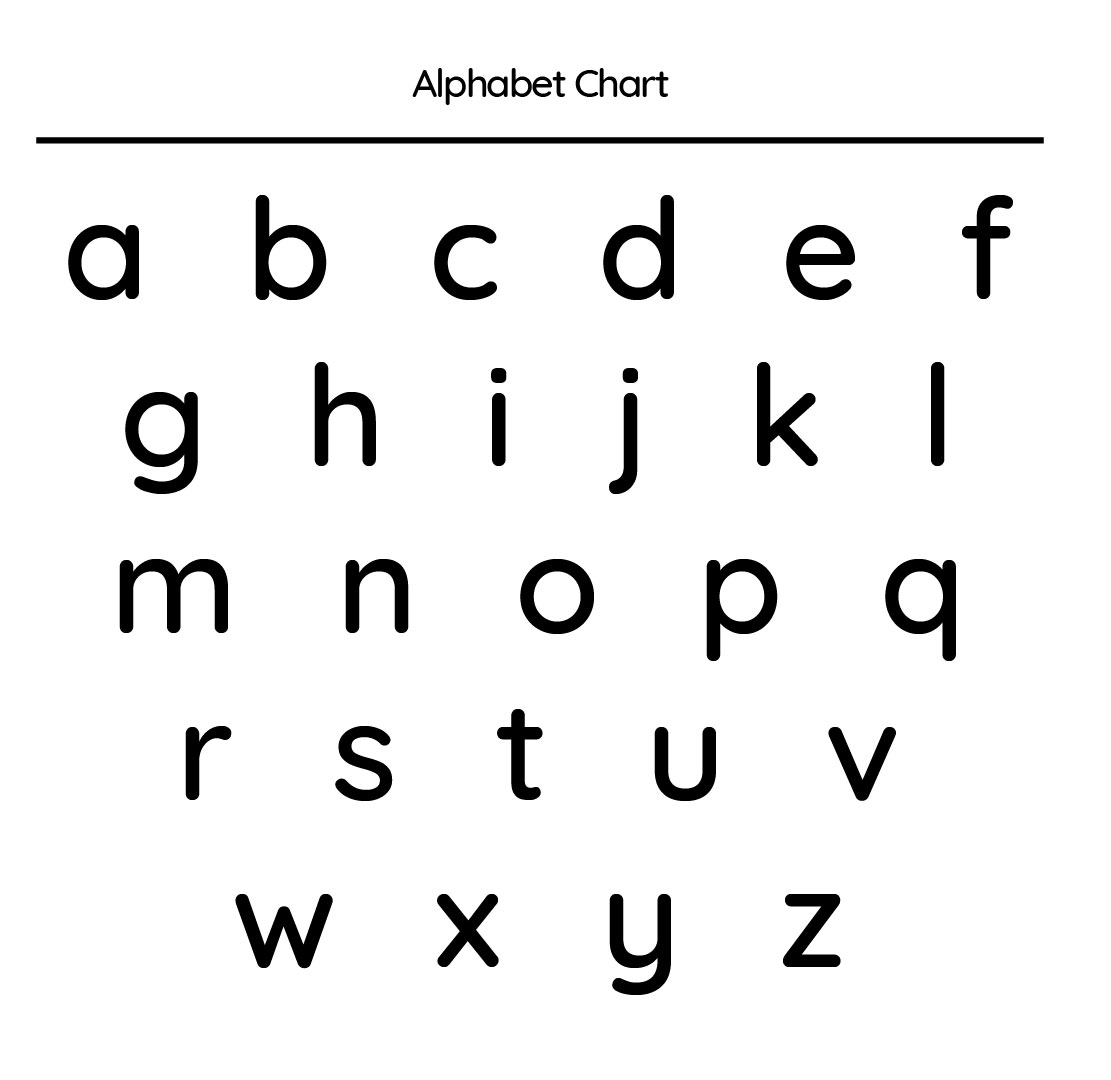 Free Printable Lower Case Letters