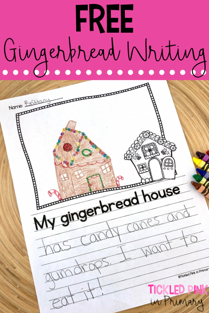 Printable Gingerbread Writing Activities Third Grade