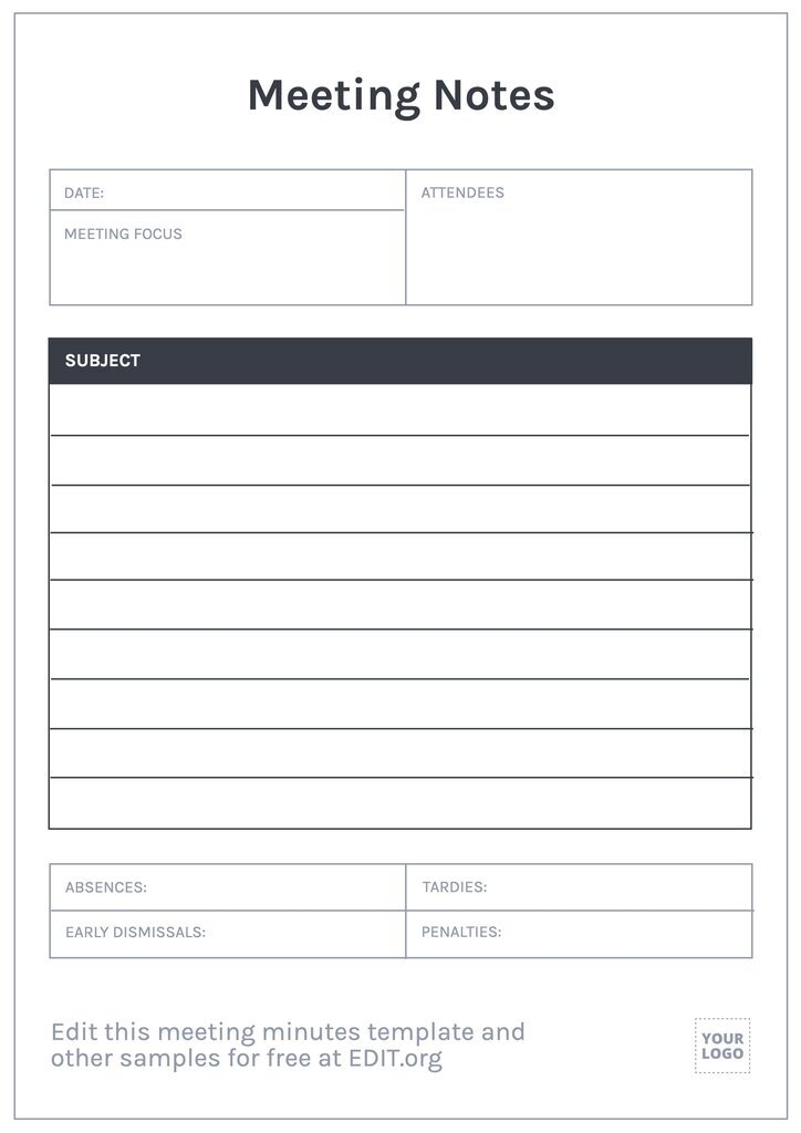 Meeting Minutes Template Free Printable Printable Free Templates Images Meeting Minutes Template Free Printable Printable Free Templates Images