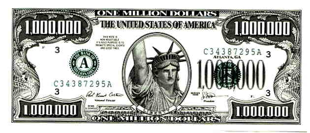 Free Printable Fake Million Dollar Bill