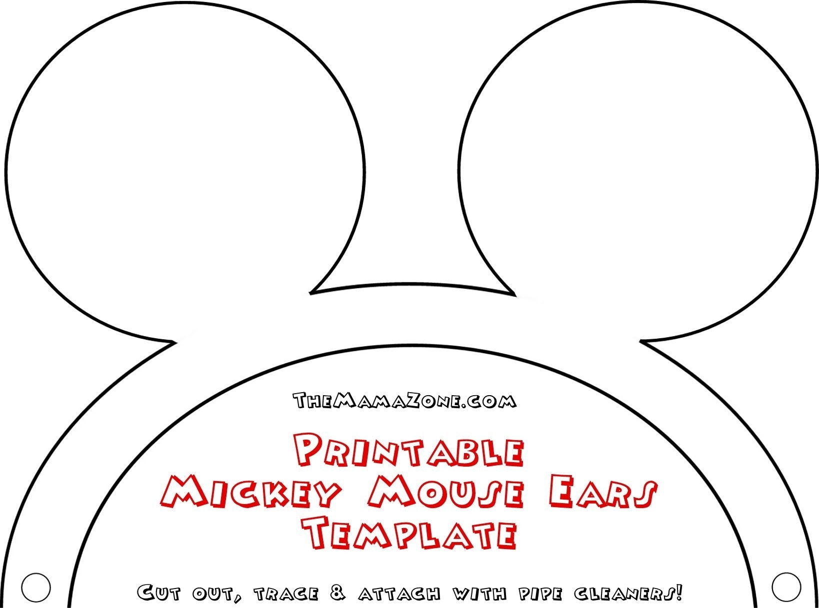 Minnie Mouse Ears Template Printable At Getmillerblog Blog Minnie Mouse Ears Template Printable At Getmillerblog Blog