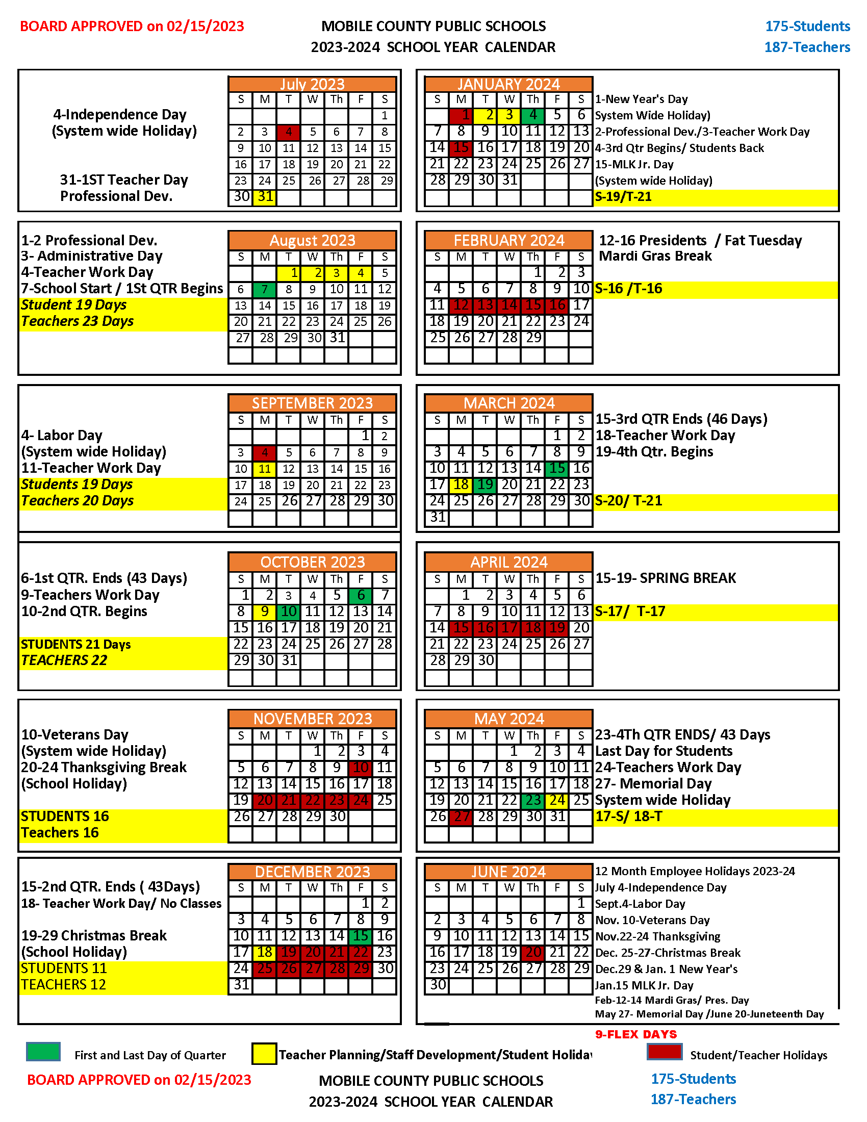 Mobile County Public School Calendar 2025 26 Poppy Miller
