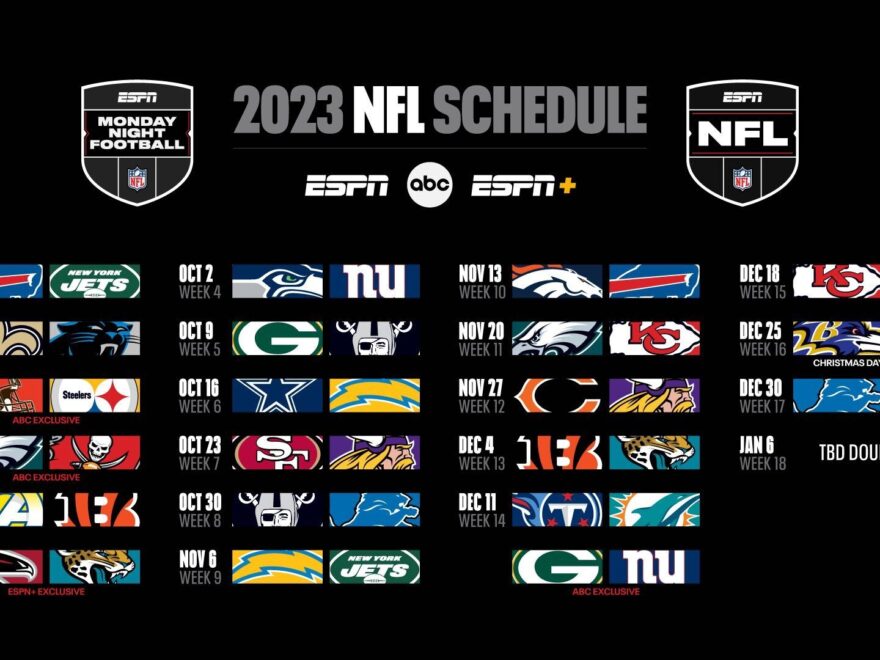 Monday Night Football Schedule 2025 Fox Maddison A Allison
