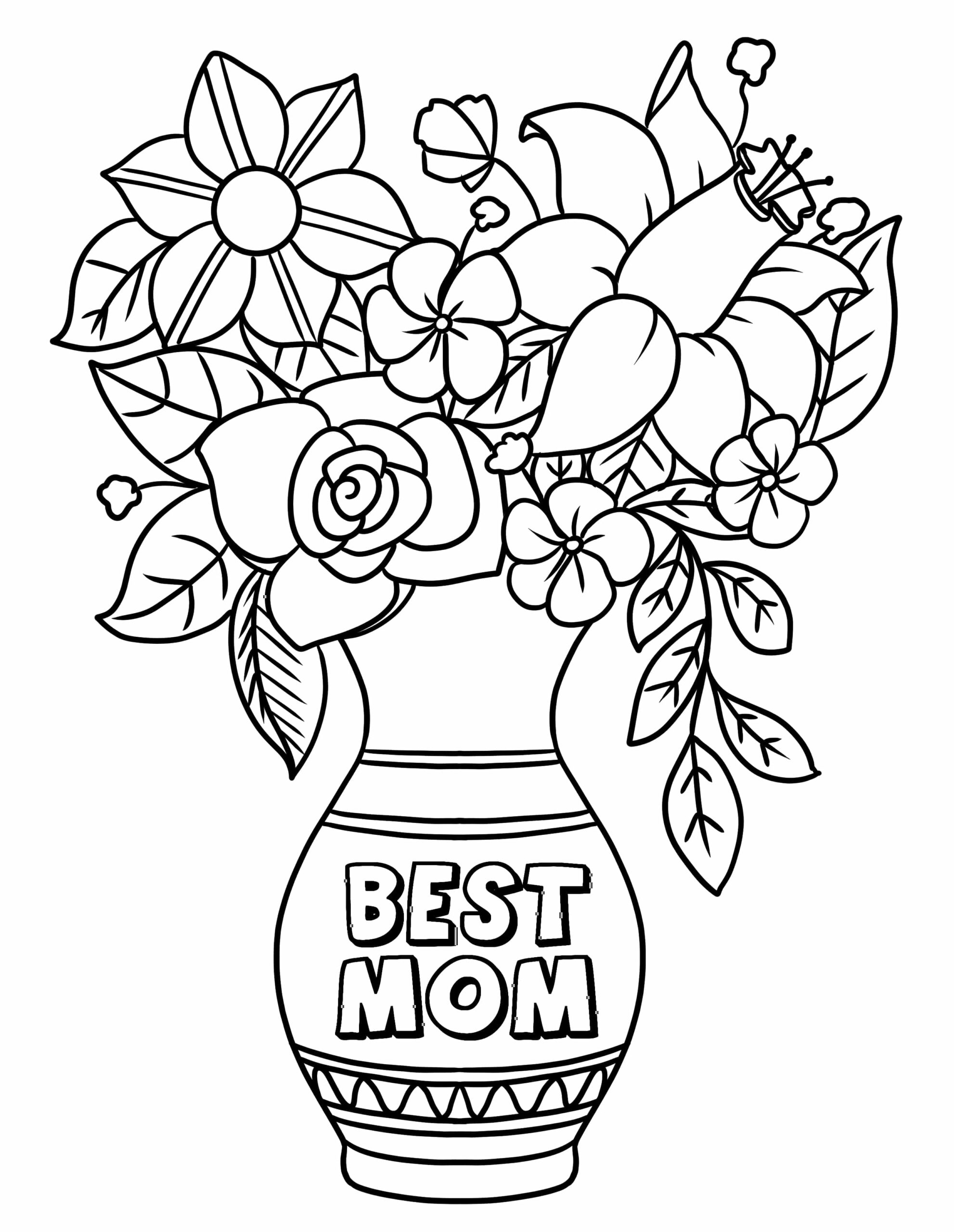 Free Printable Mothers Day Coloring Pages