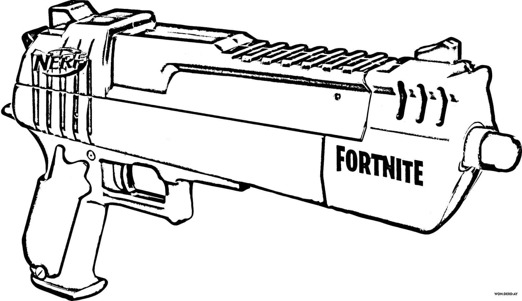 Nerf Guns Coloring Pages Print For Free WONDER DAY Coloring Pages 