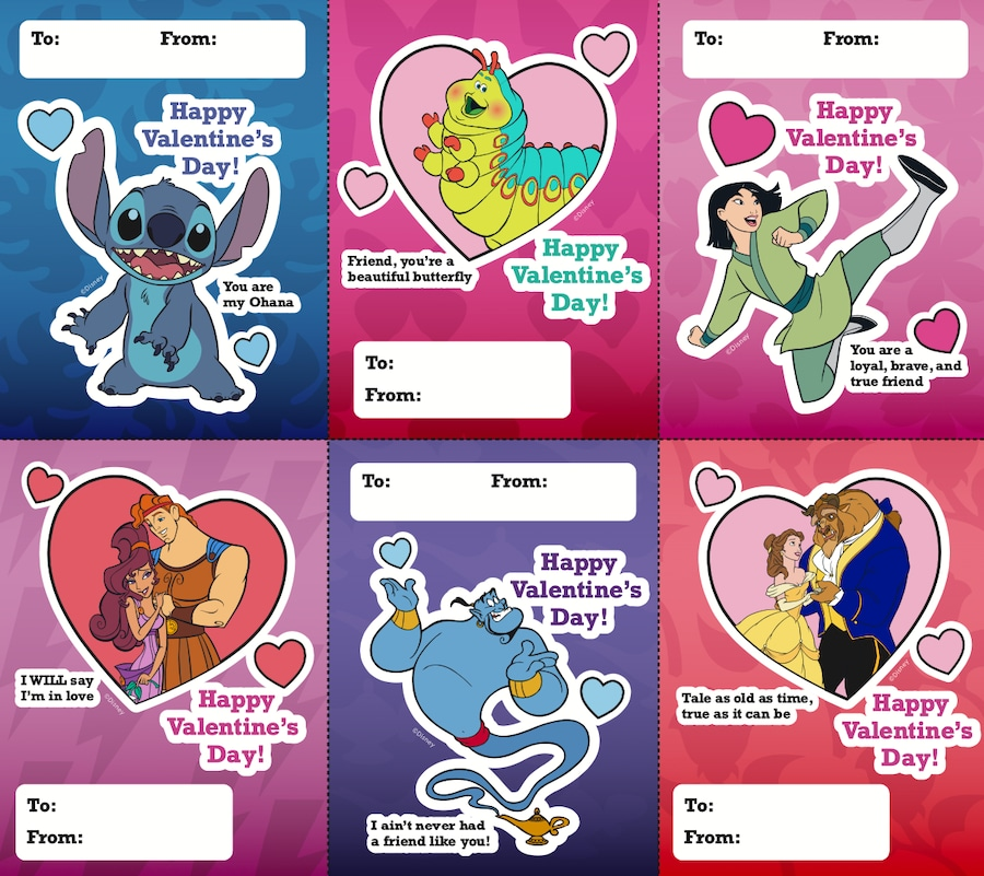 New Disney Valentine s Day Wallpapers And Printable Cards Plus 
