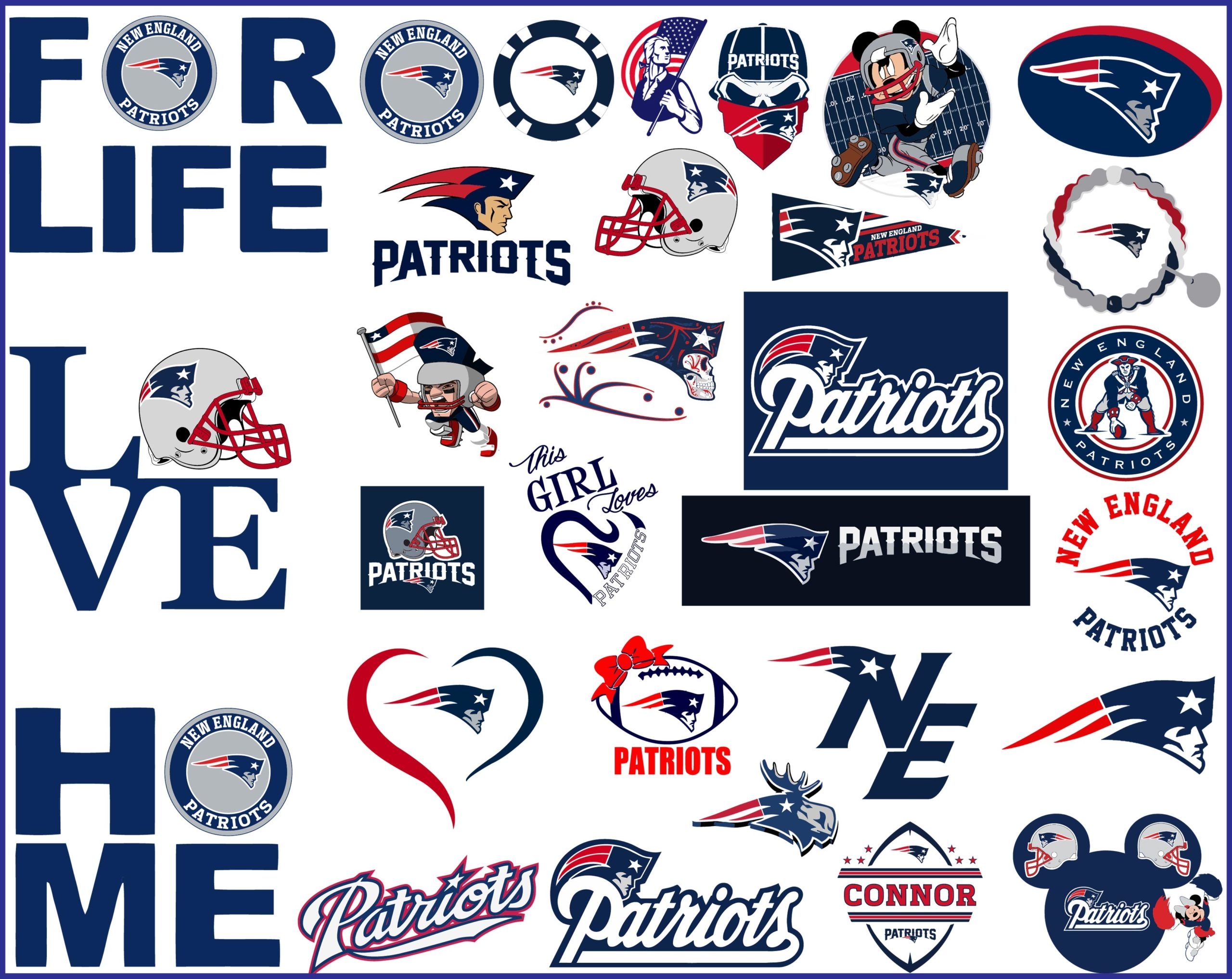New England Patriots Logo Printable
