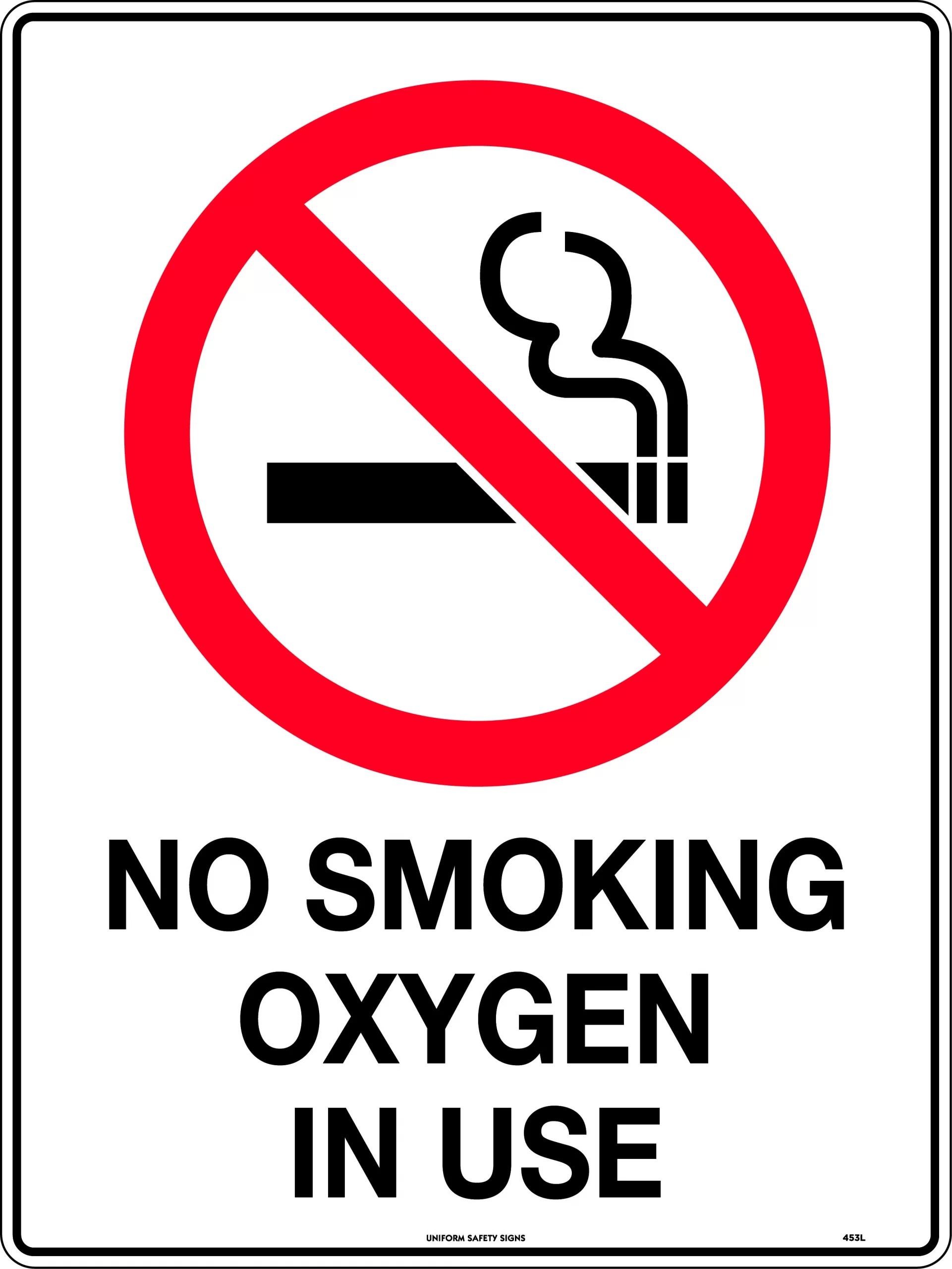 No Smoking Oxygen In Use Sign Printable Customize And Print