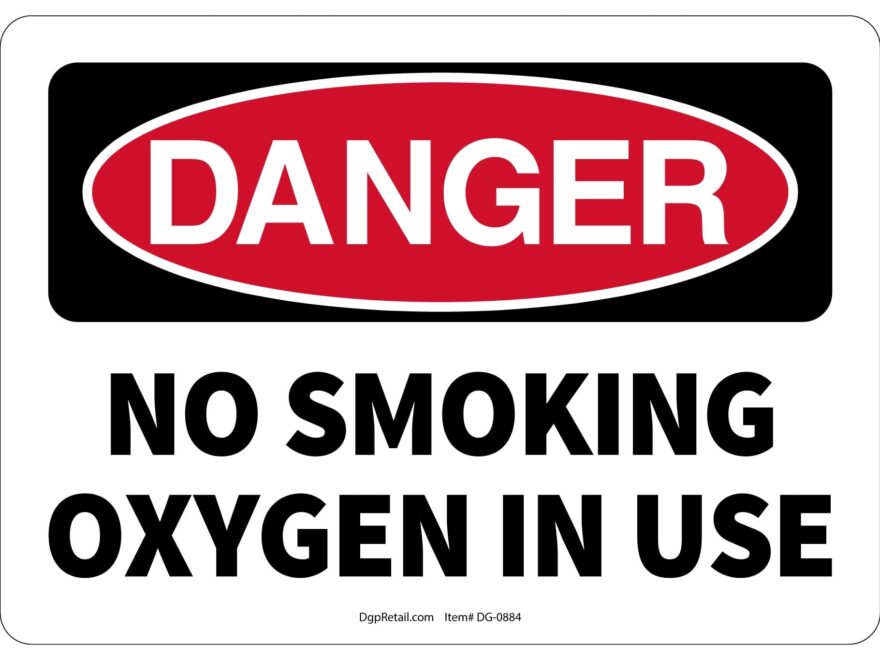No Smoking Oxygen In Use Sign Printable Printable Templates Protal