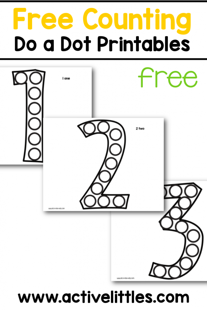 Number Dot Worksheets Do A Dot Printables Dot And Find Numb