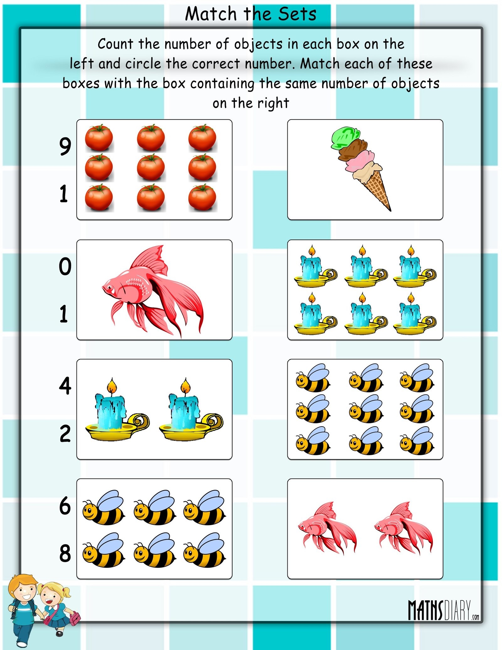 Number Sets Worksheet
