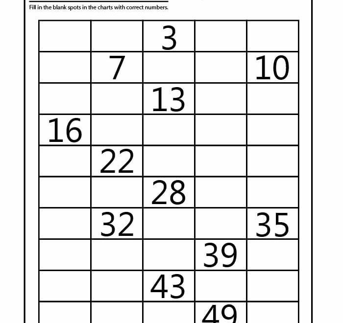 Numbers 1 50 Printable Worksheets WorksheetsCity