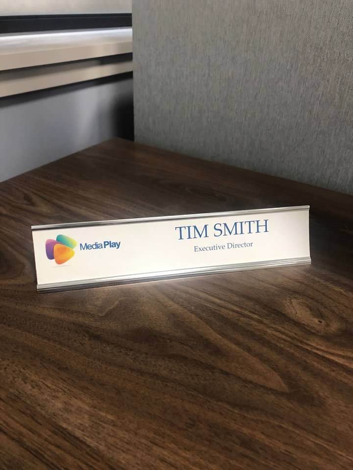 Office Name Plate Template