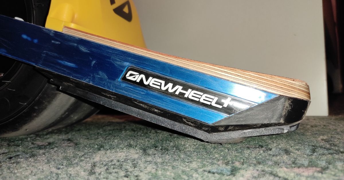 Onewheel XR Rear Skid Plate By Luke Download Free STL Model 
