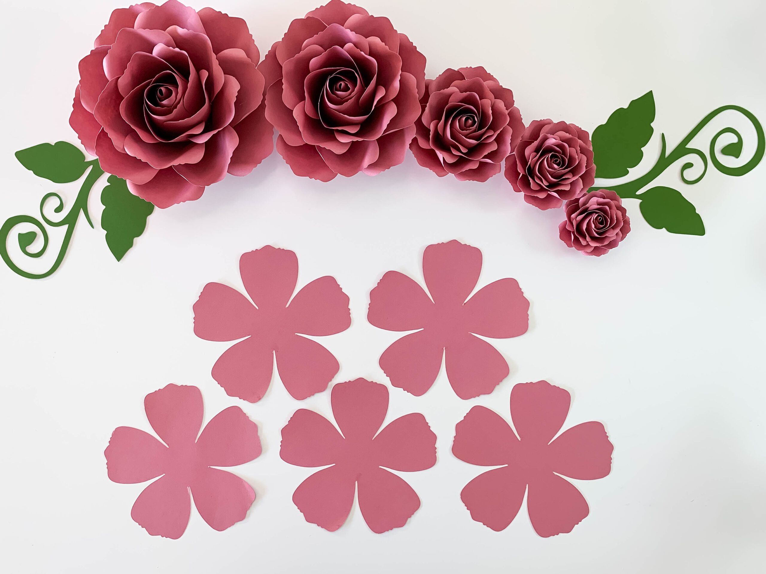 Paper Flower Templates Printable Free