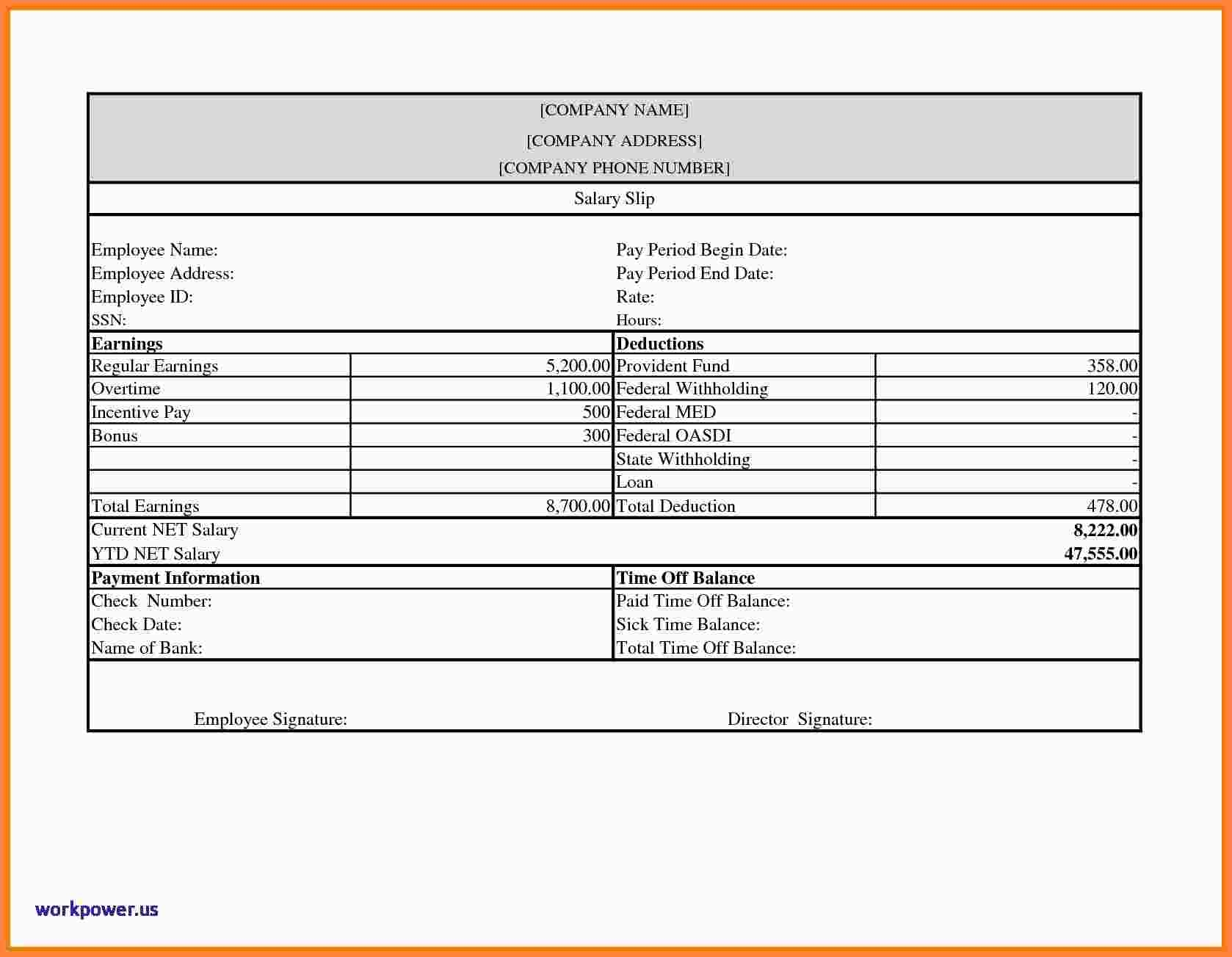 Payroll Check Template Free Download Web Download Pay Stub Template 