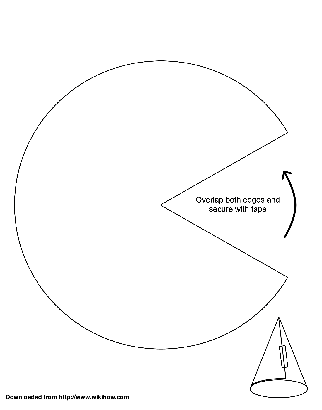 Printable Template For Cone For Rocket