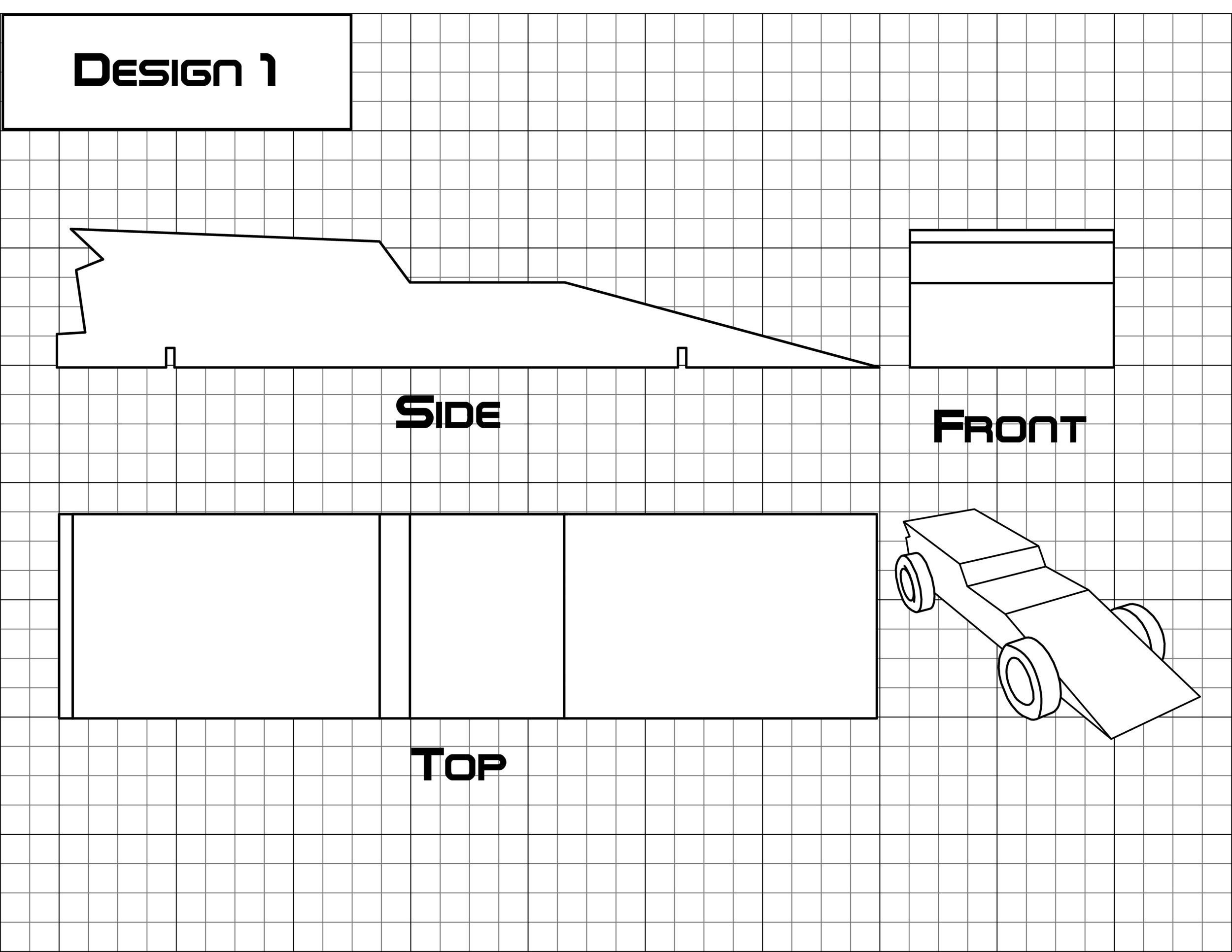 Pinewood Derby Car Printable Templates