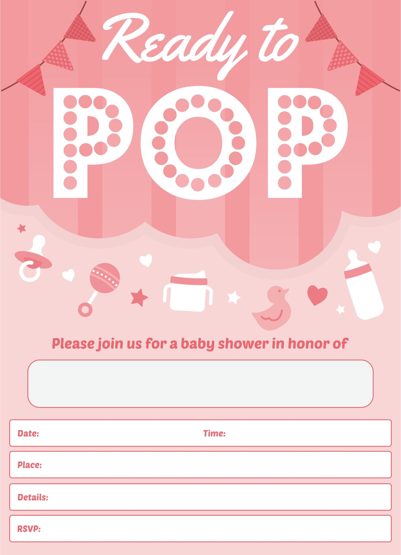Pink Ready To Pop Free 10 Free PDF Printables Printablee