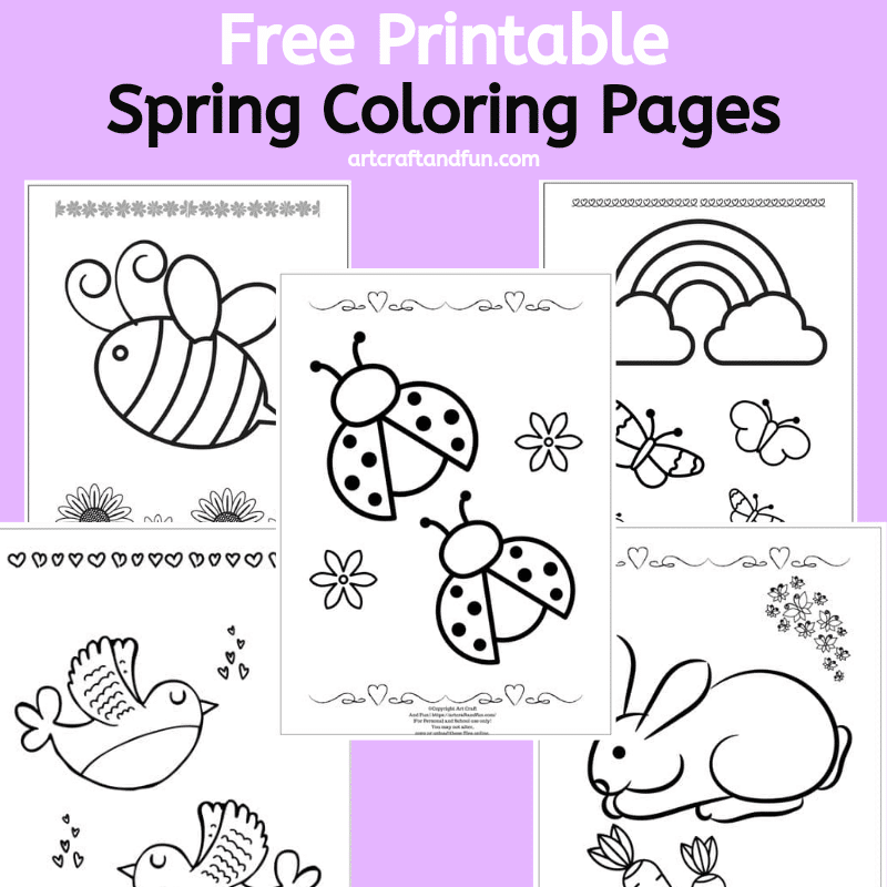 Preschool Coloring Pages Spring