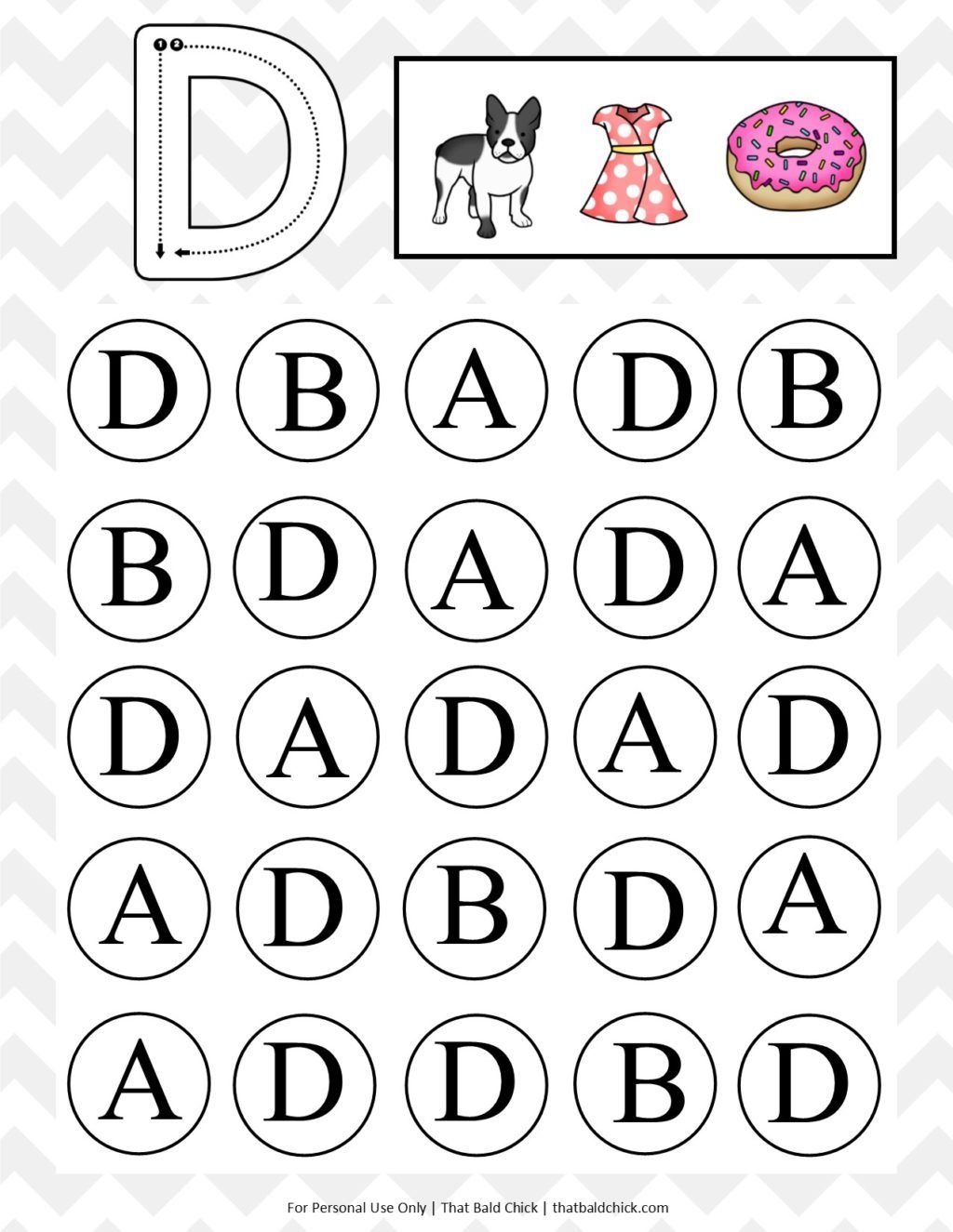 Preschool Letter Recognition Worksheets