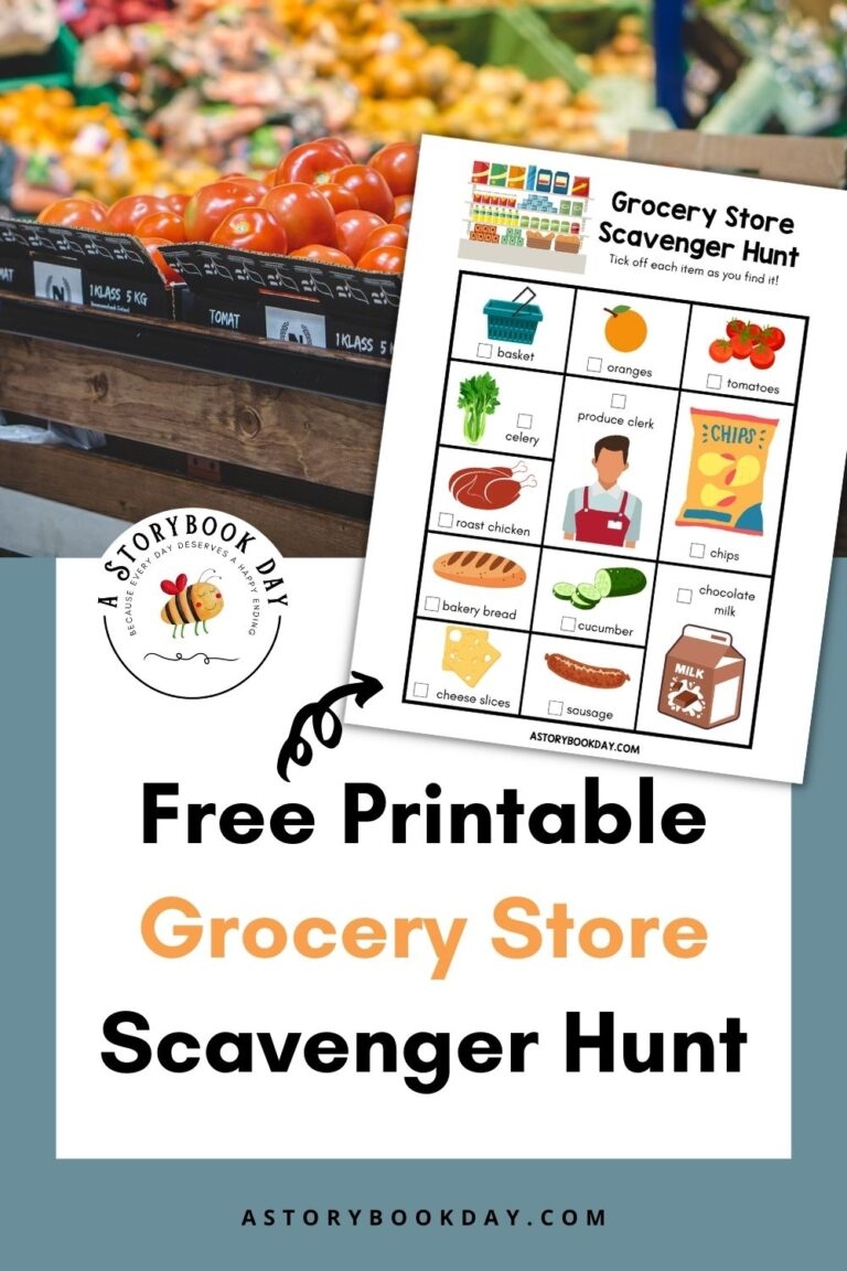 Grocery Store Scavenger Hunt Printable