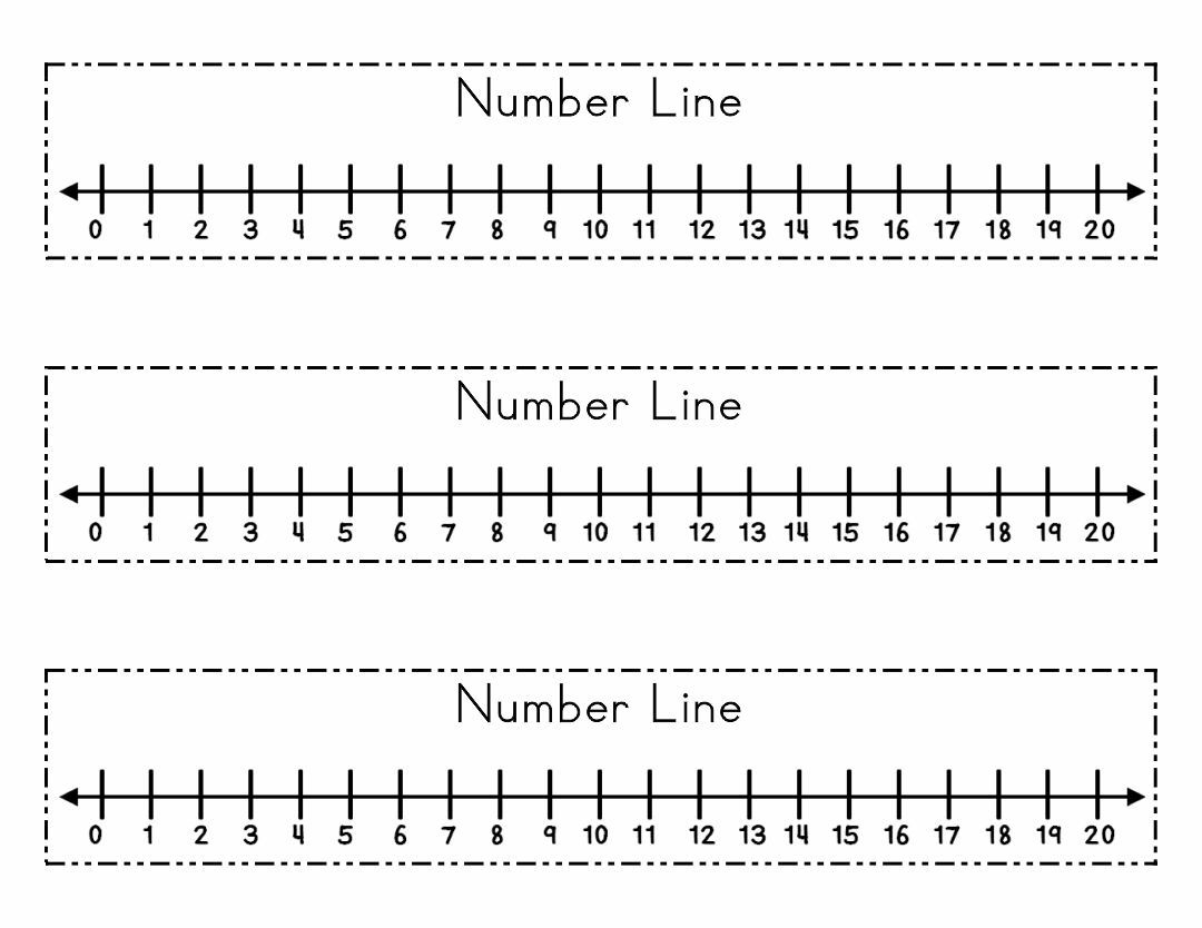 Printable 0 20 Number Line