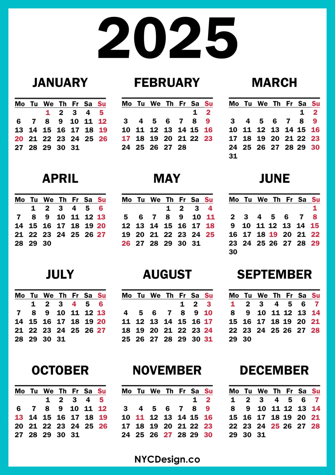 Printable 2025 Calendar With Us Holidays Pdf Thomas Philipp