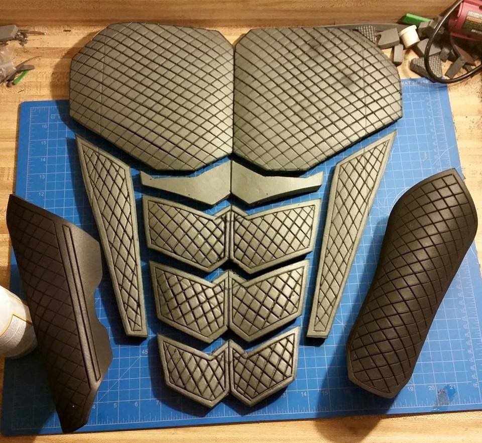 Printable Armor Eva Foam Templates