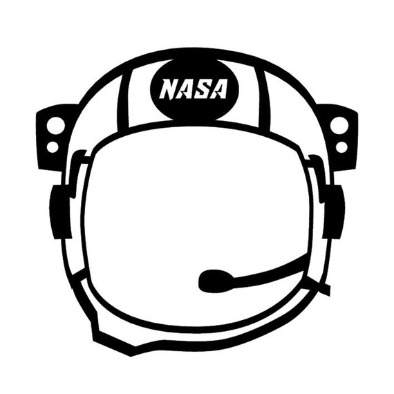 Printable Astronaut Helmet Cut Out Template