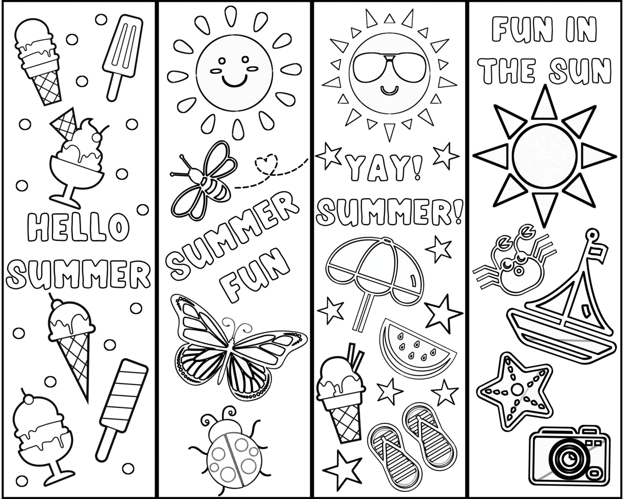 Free Printable Book Marks For Kids